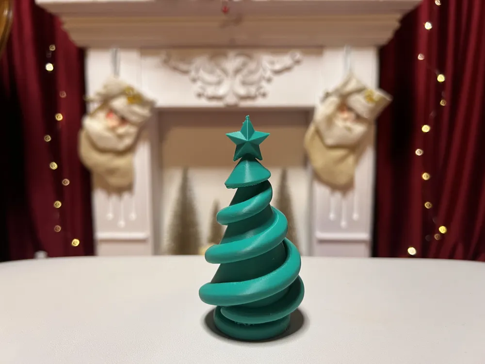 Modern Spiral Christmas Tree – 3D Printable - Free 3D Print Model ...