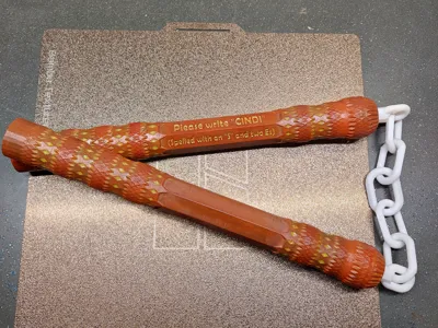 Textured BB Bearing Nunchuck