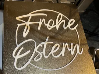Deko Ring Schild Frohe Ostern