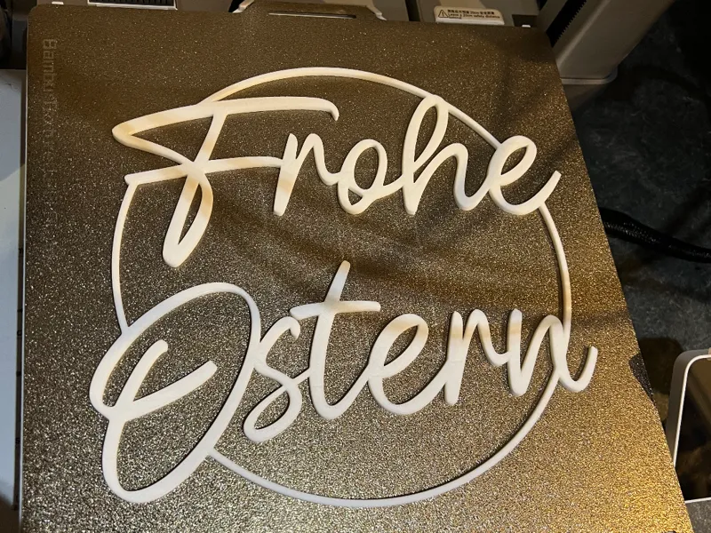 Deko Ring Schild Frohe Ostern