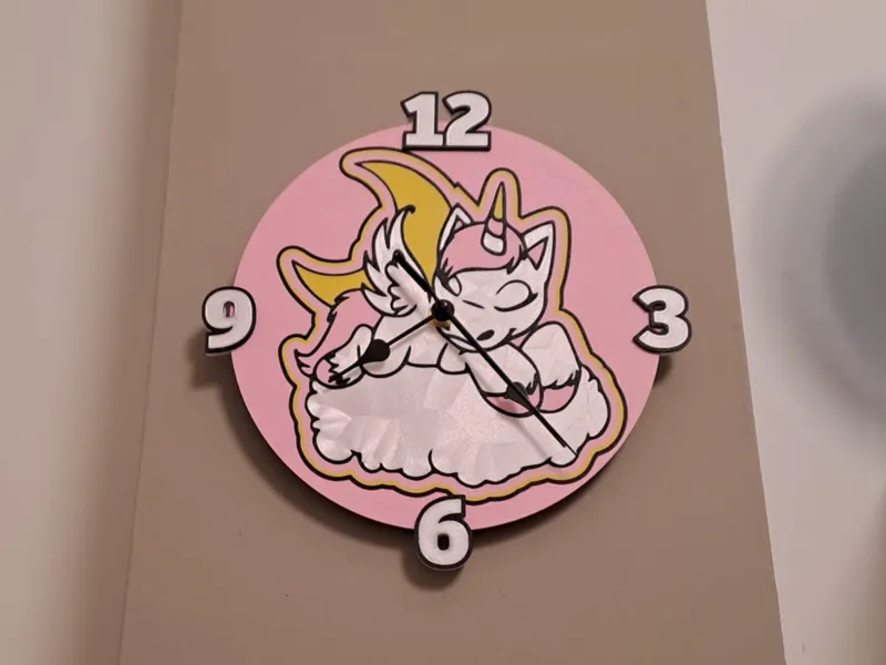 unicorn clock