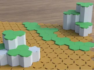 SimpleHex : 1 inch modular wargame terrain system