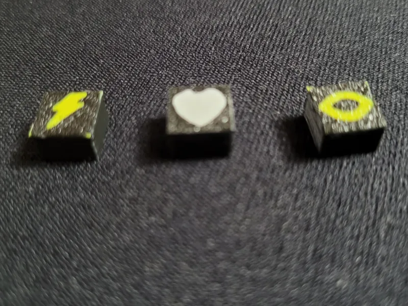 Doom Machine Card Game Tracking Cubes