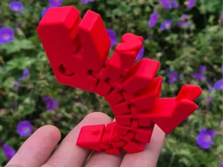Love Flexi Rex With Heart