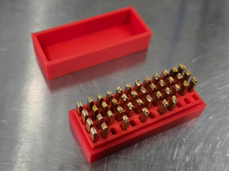 Hot Stamp 0-9 Holder (2x3x15mm Stamp Size)