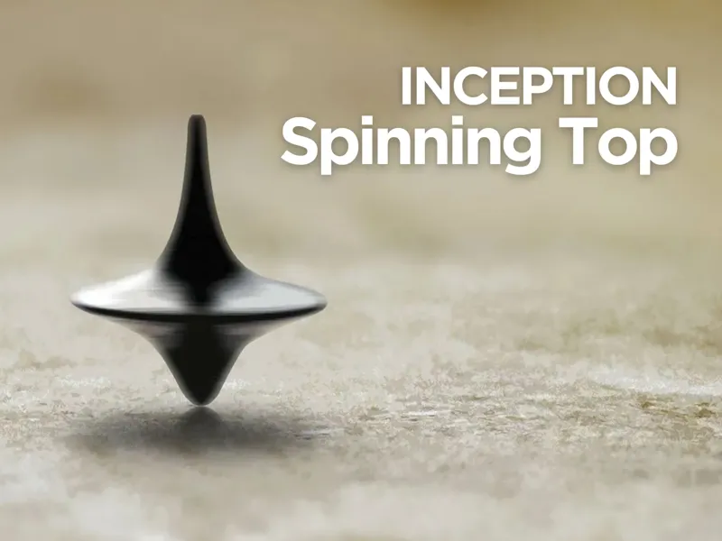 Inception Spinning Top - Anti stress fidget toy