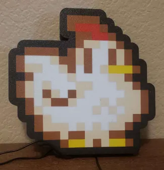 Stardew Valley Chicken Lightbox