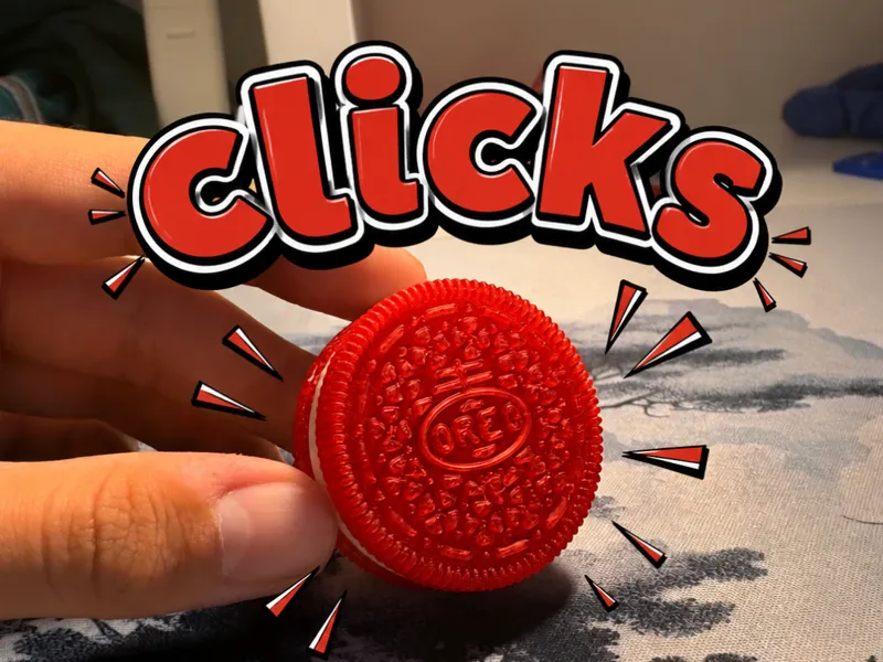 Oreo Twist And Click Fidget