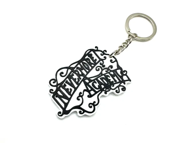 Nevermore Academy Keychain Wednesday