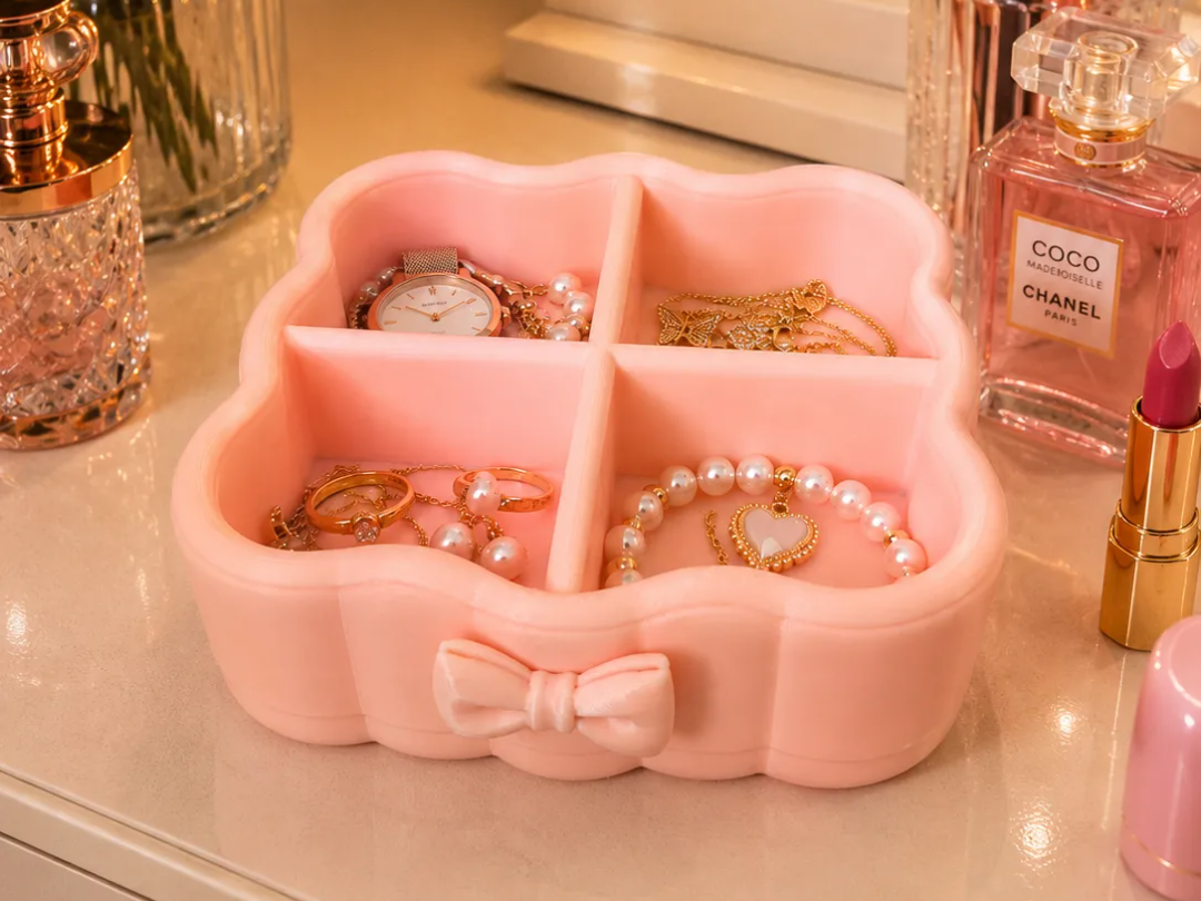 Blush Bow Organizer