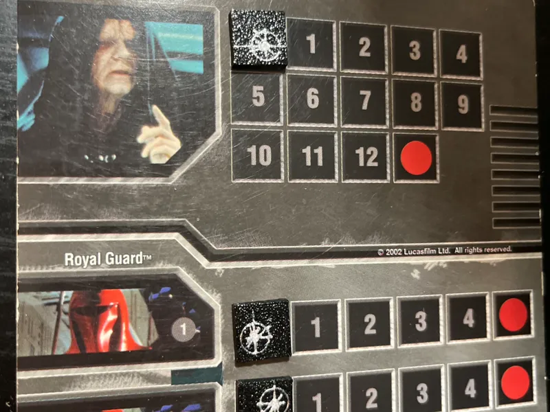 Star Wars Epic Duels Wound Tracker