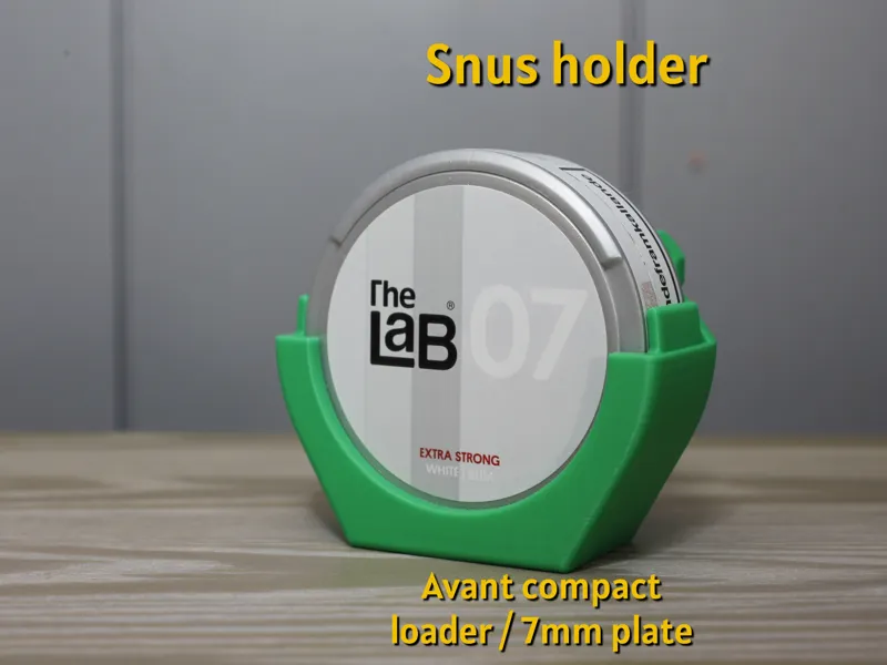 Snus holder - Avant compact loader / 7mm plate