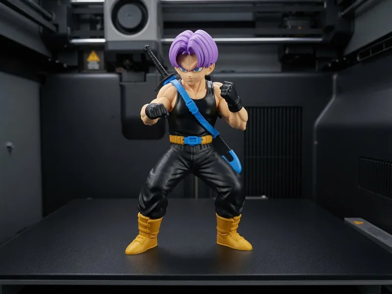 Future Trunks dragon ball multicolor