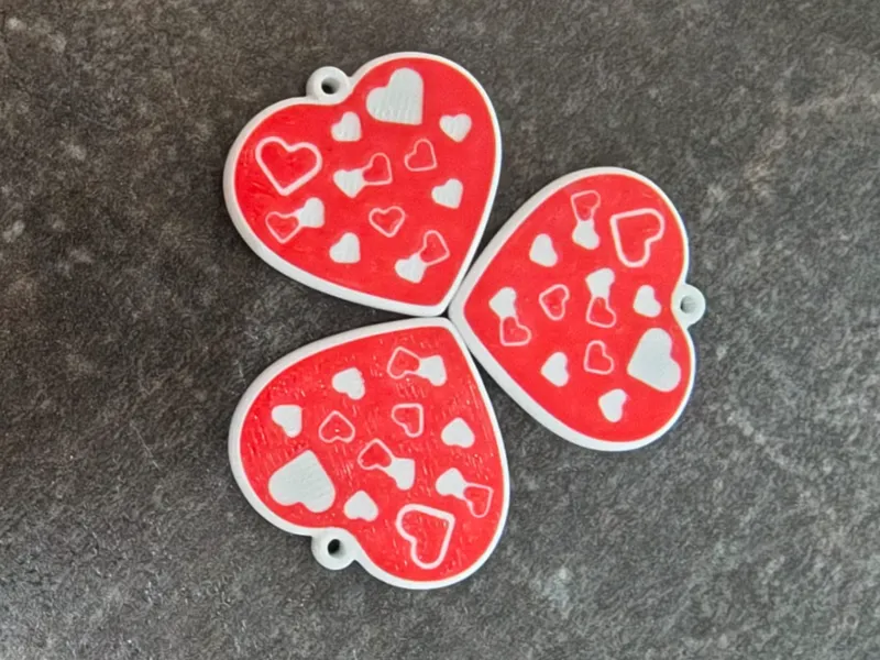 Heart keychain