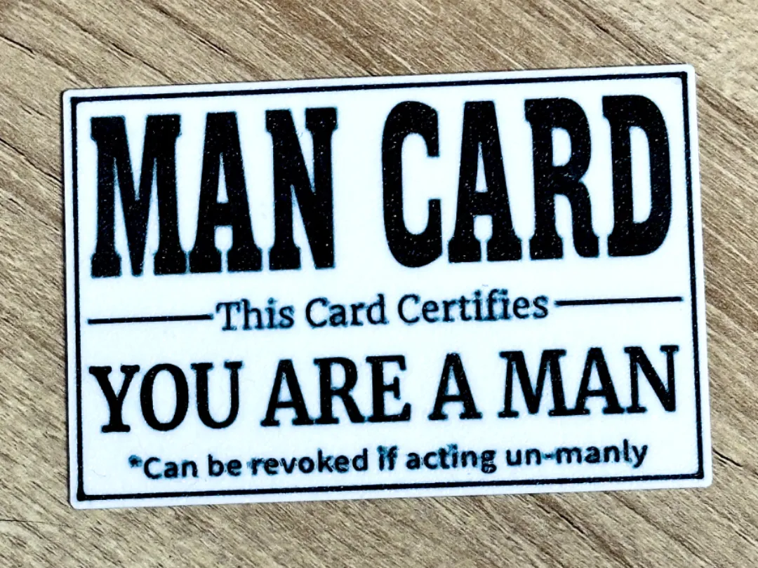 Man Card - Free 3D Print Model - MakerWorld