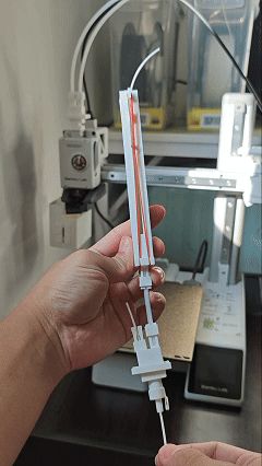 拓竹A系列自动续料方案，0五金，仅需2根橡皮筋即可实现