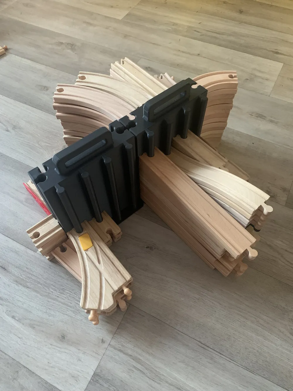 Model Train Set Riser round holder wooden train Riser (brio, ikea, lidl) - Free 3D Print ...
