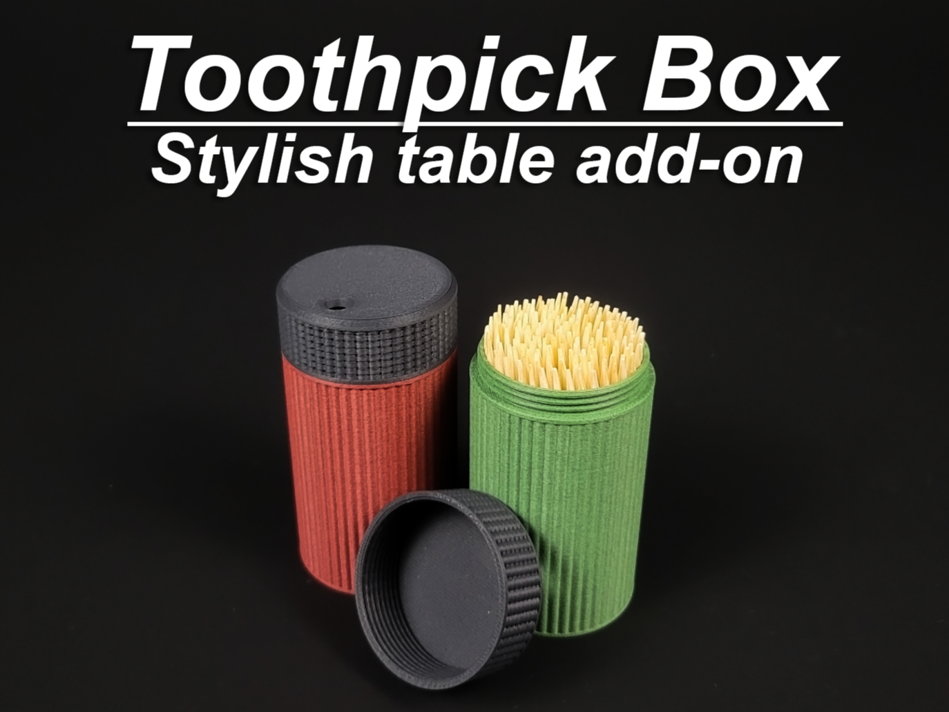 Toothpick box 