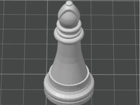 Chess Bishop PRINTABLE IN ANY COLOR
