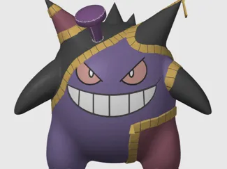 Patchwork Gengar Costume