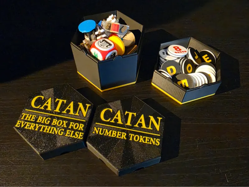 Catan Pieces Box - All Other Pieces