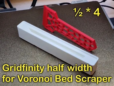 Gridfinity bin for Voronoi Bed Scraper