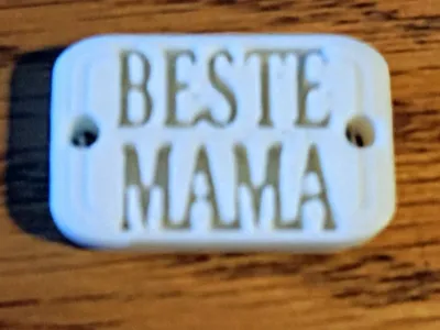 Wristband Charm "Best Mom"