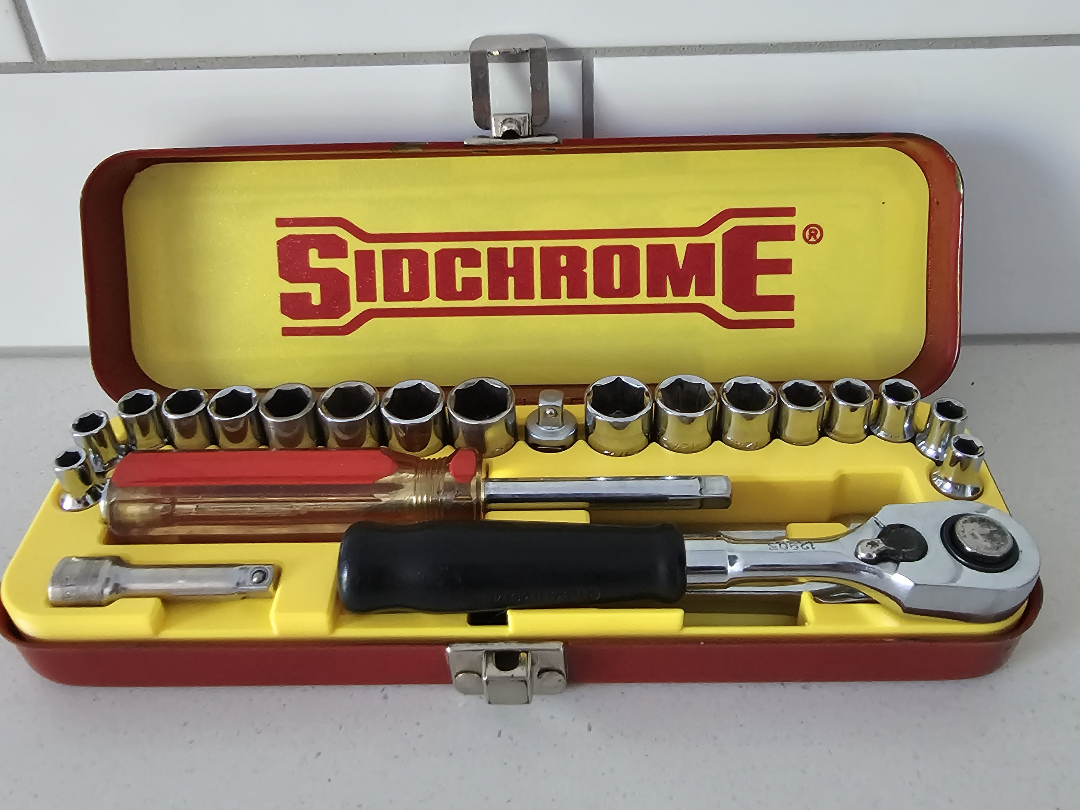 SIDCHROME 1/4 Inch Socket Set Insert 
