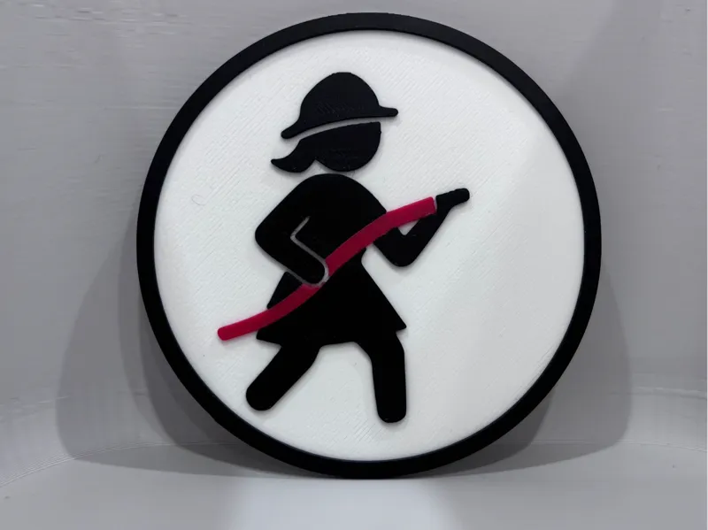 Feuerwehr Piktogramm Türschild Umkleiden (m/w)
