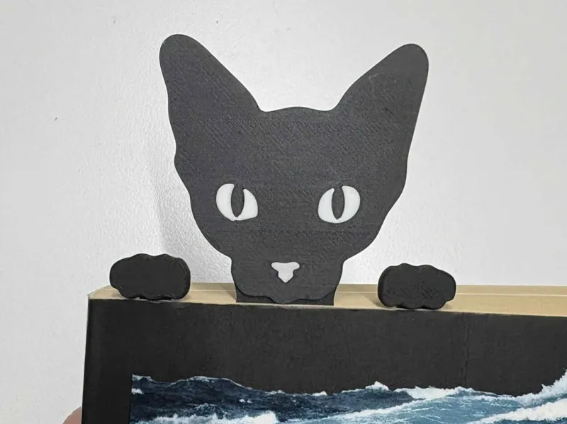 Purrfect Feline Bookmark - No AMS required!