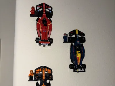 FORMULA 1 CARS WALL MOUNT F1- SPEED CHAMPIONS