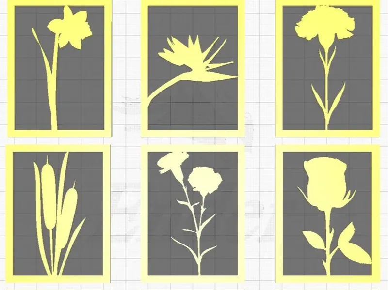 Flower Panels for Swappable Lantern
