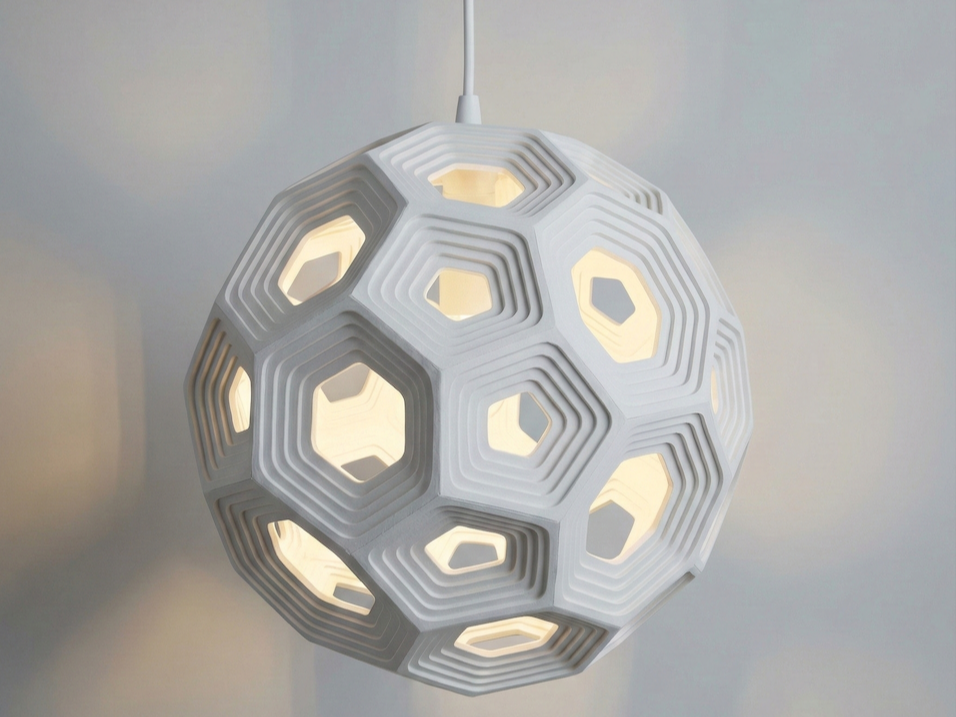 Modular Icosahedron Lamp  