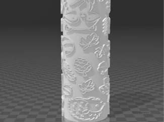Fall Wildlife Texture Roller