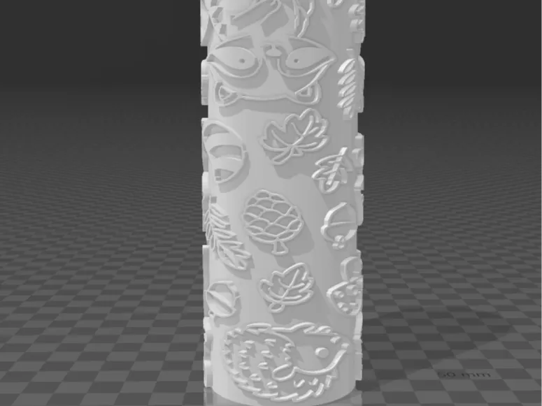 Fall Wildlife Texture Roller