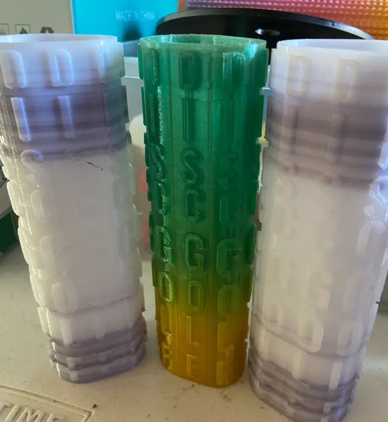 "DISC GOLF" cart grip