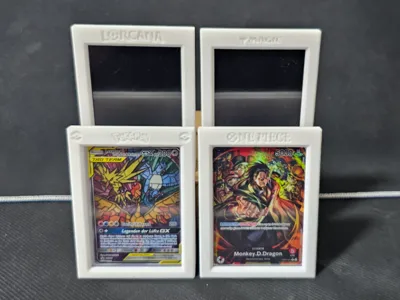 TCG Toploader Holder With Logos