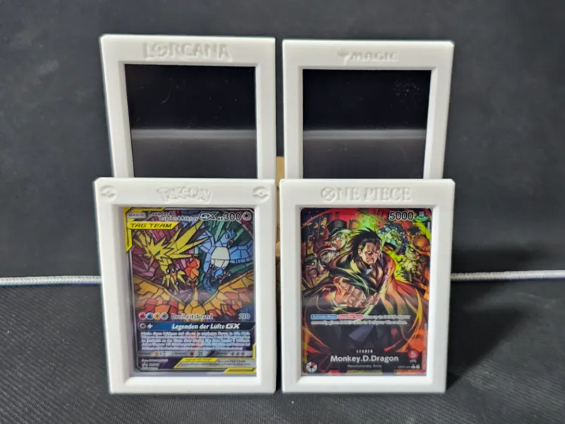 TCG Toploader Holder With Logos
