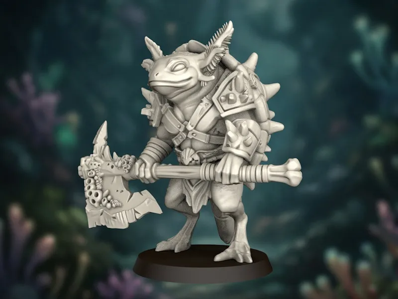 Axolotl Army - Axe bearer