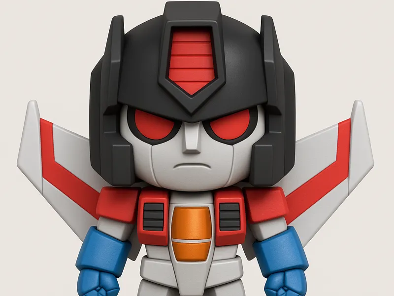 Chibi-style Starscream from Transformers!