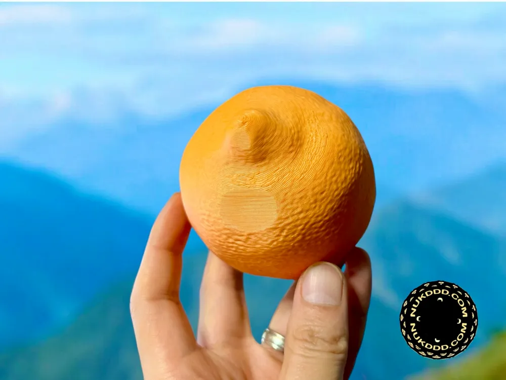 Orange - Clock Kit 011 - Free 3D Print Model - MakerWorld