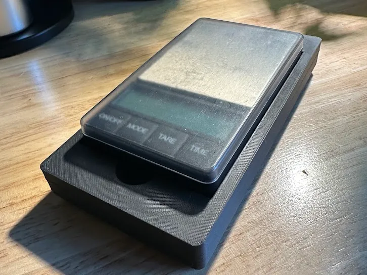 Gridfinity Espresso Scale Holder