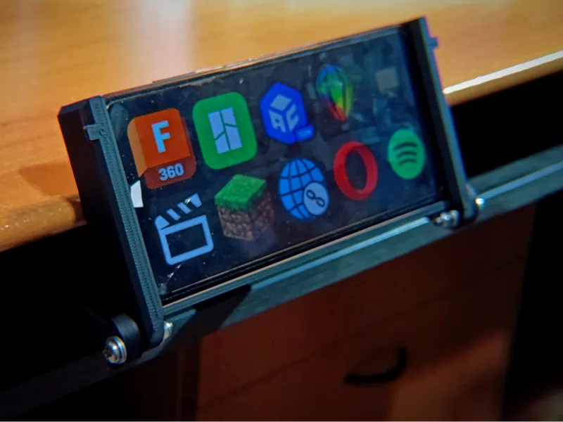 Under Desk phone Stream Deck Tray – Adjustable