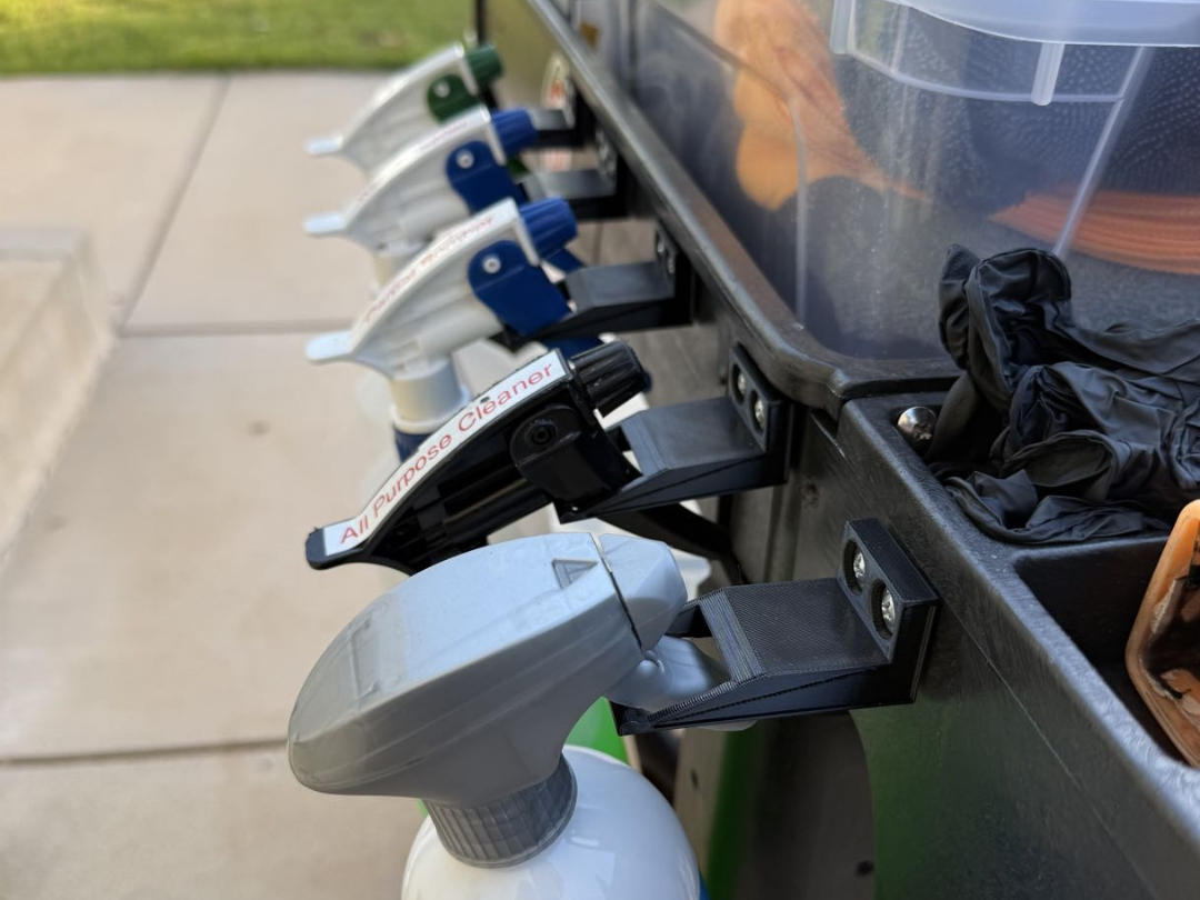 Spray bottle holder 