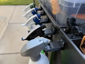 Spray bottle holder 