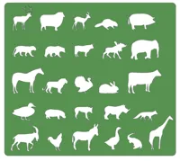 Gabarits de dessin d'animaux — photo 1