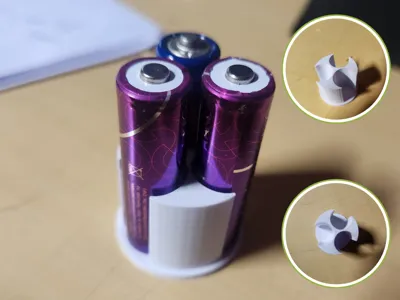 Compact 3-Battery Holder (AA)