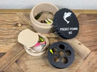 All PLA: 0.2mm layer, 2 walls, 15% infill