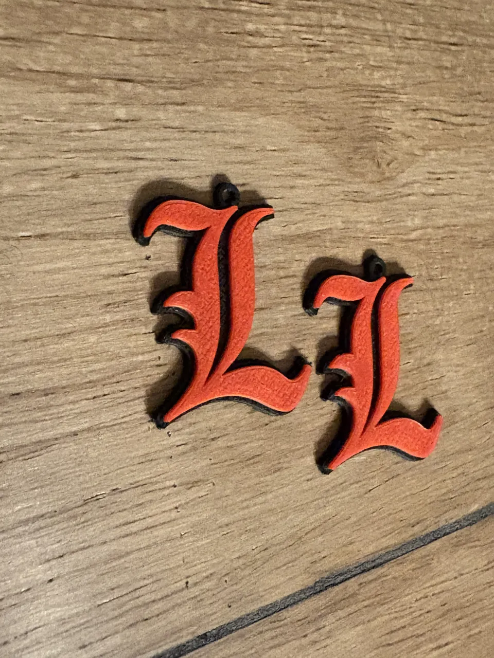 Louisville Cardinals Earrings - Old English L view 2