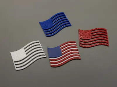 Simple American Flags - 2 Versions